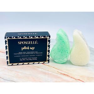 Spongelle Salted Rose Mani Pedi Treatment Set NIB
